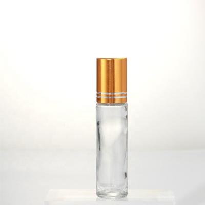 China 5ml 10ml Essential Oil Perfume Rollerball Cosmetic High Quality Glass Bottle Round Shape for sale