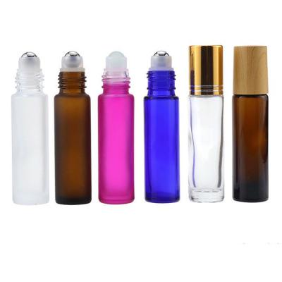 China Cosmetic in 5ml 10ml 15ml Rolling Perfume Bottle Roll Ball Bottle Essential Oil Roll On Bottle Cosmetic Packaging for sale