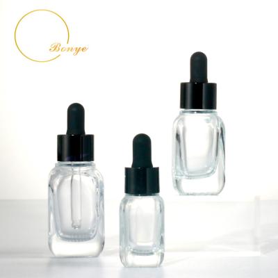 China Hot Selling Empty Square 15ml 30ml 50ml 100ml Personal Care Dropper Bottle Essential Oil Glass Bottle Multi-Capacity Sub-package Glass Bottles for sale