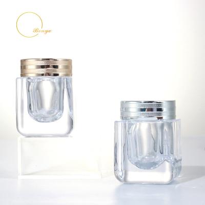 China High Quality Dispensed Empty Bottle Personal Care Low Price Glass Cream Bottle Travel Set Sample Cosmetic Bottle for sale