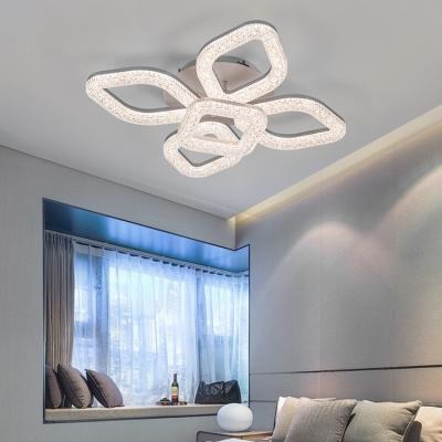 China Modern Fancy Ceiling Lamp Shopping Mall Outdoor Mounted Decorative Remote Control Dimmable Led Ceiling Light for sale