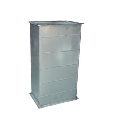 China HVAC Steel Semi Rigid Fittings Traditional Hot Sale Galvanized Rectangular Ventilation Duct High Quality for sale