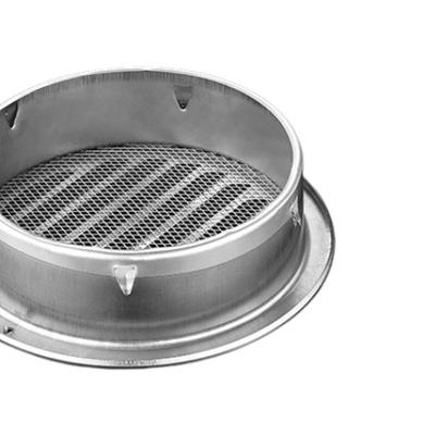 China Factory Wholesale Vent System Easy Installtion Airborne External Wall Stainless Steel Cover With Mesh Mesh Stainless Steel Flush Vent Insects for sale