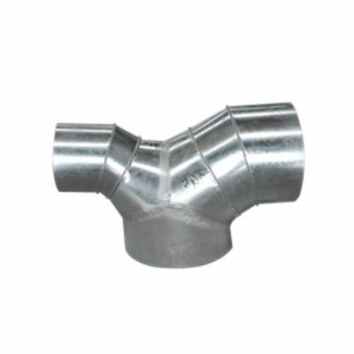 China Contemporary Critically Acclaimed Galvanized Sheet Y Branch Tee 3 Way Air Duct Fittings for sale