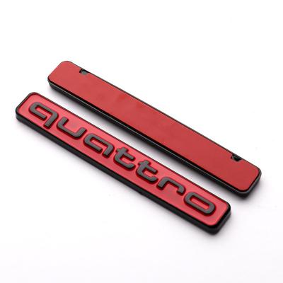 China Car Viable Tailgate Raised Letters Emblem Nameplate 3D Metal Badge Custom Sticker for sale