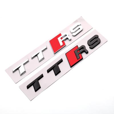 China Durable ABS Chrome Car Tailgate Raised Number Letters 3D Name Plate Inserts Badge Sticker for sale