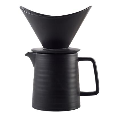 China Minimalist Bartender Tool Ceramic Coffee Hand Drip Coffee Maker Pour Over Drip Device Coffee Accessories for sale