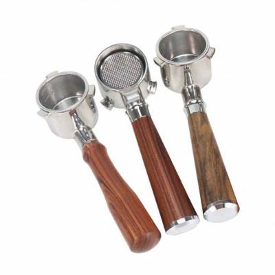 China Viable Bartender Tool 9335 Bottomless Portafilter 51mm 304 3 Stainless Steel 3-Ear Wings Cafe Accessories for sale