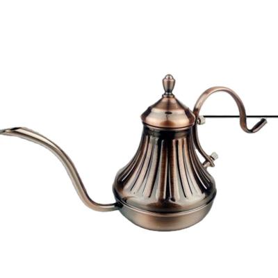 China Durable Tool Arabic Bartender Stainless Steel Turkish Coffee Drip Kettle Pour Over Gooseneck Tea Coffee Pot for sale