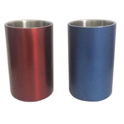 China Bartender Tools Stainless Steel Wine Beer Beverage Ice Bucket Bin Ice Container Viable Cooling Coffee Accessories for sale