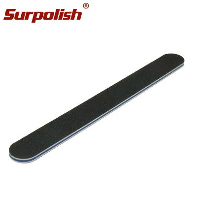 China 50pcs/bag Natural Disposable Nail Files & Toenail Files Double Emery Board File Black Nail Art Buffing Supply for sale