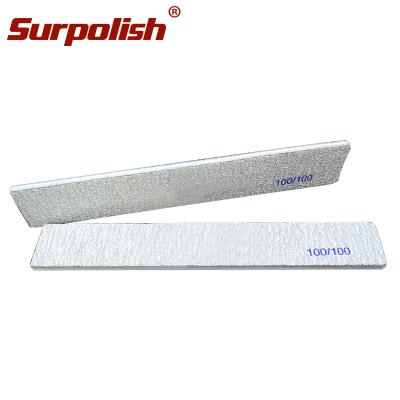 China Natural Disposable Artificial Nail and Toenail Buffing File Customized 100/100 100/180 150/180 180/240 2way Nail File for sale