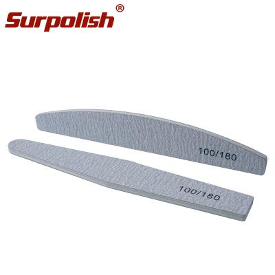 China Polishing Natural Nail and Artificial Nails Professional Custom Logo Printed Nail File 100/180 Japan Sandpaper Disposable Nail Files for sale