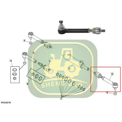 China Factory Link Rod Assembly RE271437 Ball Joint Steering Arm Fit John Deere for sale