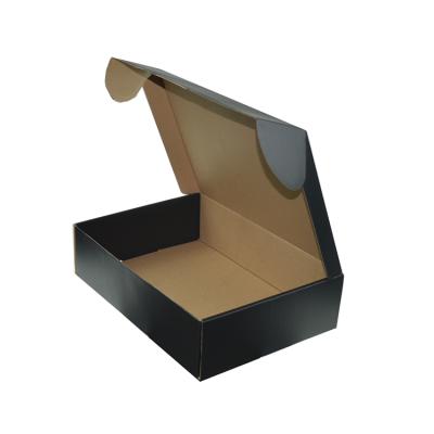 China New Arrival Custom Mailing Mailing Black Printing Colored Corrugated Announcement Logo Custom Paper Boxes Recyclable for sale