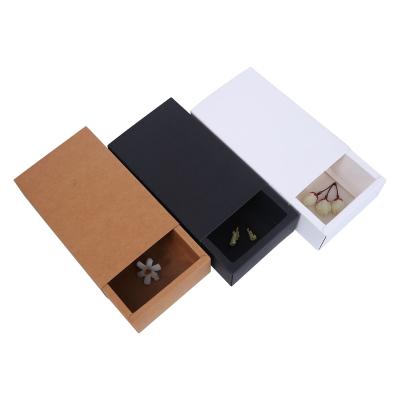 China Wholesale Recyclable Corrugated Craft Packing Case Foldable Slide Drawer Paper Boxes For Gift Packing Mobile Phone for sale