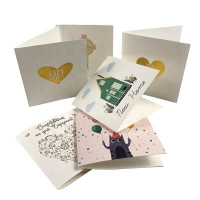 China paper & Customized Cardboard Wholesale Low Price Thank You Wedding Invitation Recycled Paper Business Greeting Card for sale