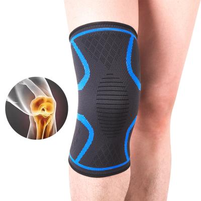 China Adult Wholesale Sports Pad Elastic Compression Knee Sleeve For Knee Support for sale