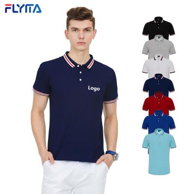 China Anti-Wrinkle Customized T-shirts Polo Fabric 100 Cotton Brands Boys T-shirts & Polo Shirts Mens Polo Shirts for sale