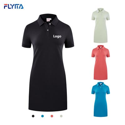 China custom polo shirts camisas Anti-wrinkle girls t-shirts&polo shirts womens skirt camisas long skirt polo shirts for sale