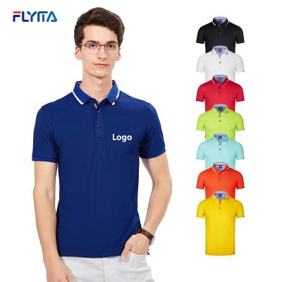 China custom Anti-wrinkle polo hombre sweat suits 100% cotton quick dry men's T-shirts tracksuit polo shirts T-shirt for sale