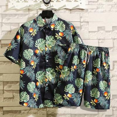 China New Design Men's Anti-Wrinkle New Design Men's Casual Floral Print POLO Tee Shirts Slim Fit Short Sleeve Polo T-shirt for sale