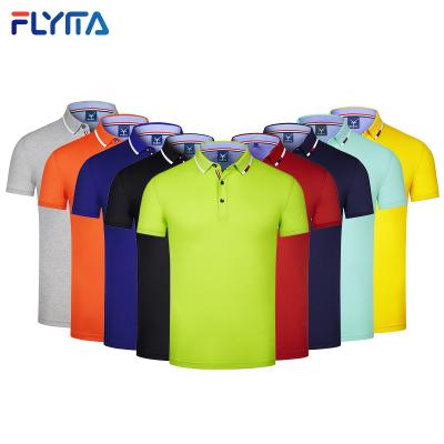 China custom made polo neck Anti-wrinkle cotton man microfiber shirt microfiber polo shirts men and women golf polo shirts short sleeve for sale