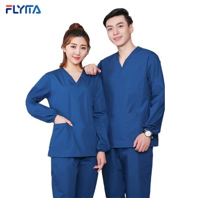 China Hospital Uniform For Hospital Receptionist Nurse Uniforms De Scrubs Unisxe Doctor Scrubs Sets Hospital Uniform for sale