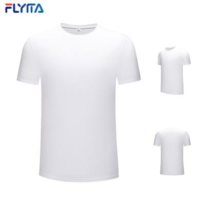 China Anti-Wrinkle O-Neck Anti-Wrinkle Plain Cotton Unisex Casual T-Shirts With Custom Logo Printed Oversize T-shirt for sale