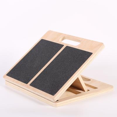 China Durable Hot Sale Classic Blocks Tester Wooden Massage Bends Flat Stretch Slope Board for sale