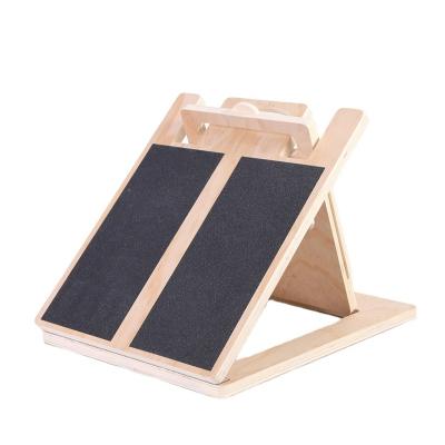 China Durable Top Selling Household Exhausting Muscle Tendon Health Exercise Wooden Stretch Board for sale