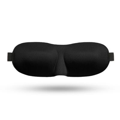 China Wear Resistant 3D Contoured 100% Blackout Eye Mask For Sleeping With Adjustable Strap for sale