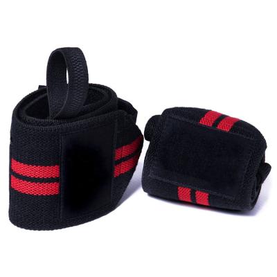 China Weightlifting Comfortable Heavy Duty Professional Standard Wrist Wraps Home Gym Equipment Wrist Strap for sale