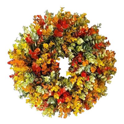 China Wholesale Flower Hanging Home Door Decoration Garland Manufacturer Plant Photography Props Hanging Garland Color Eucalyptus for sale