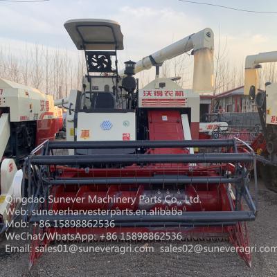 China Similar WORLD GREAT 112HP 6.0 Crawler Coschadora de Arroz Rice Combine Harvester for sale