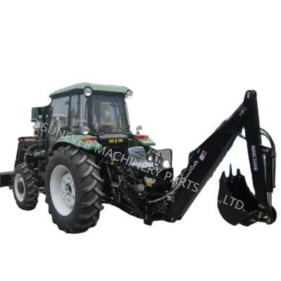 China Farms tractor backhoe 4 wheel drive new backhoe and loader kubota tractor backhoe for sale