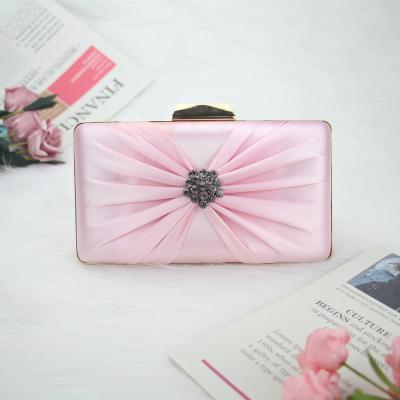 China High quality ladies evening clutch dress polyester satin banquet bag evening clutch bag for sale