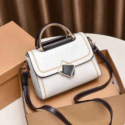 China High quality the new fashionable handbag for ladies one shoulder across the bag PU material women handbags for sale