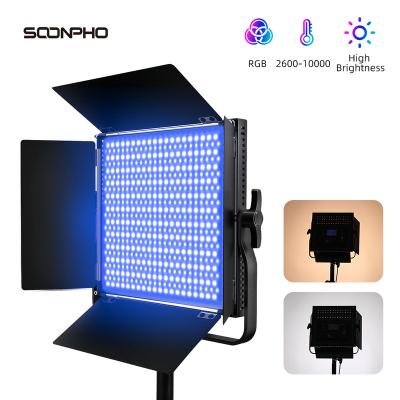 China Soonpho SP660C 60W 97RA Dimmable Bicolor LED Video Remote Panel For Studio Shooting SP660C for sale