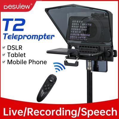 China SOONPHO T2 Large Screen Professional Interview Teleprompter Presenter Faster Host for DSLR for Smartphone Video Faster T2 for sale