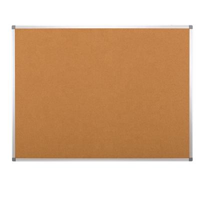 China 60x45cm Office Cheap Wall Mounted Decoration Office Bulletin Boards Aluminum Frame Notice Pin Board Cork Board for sale