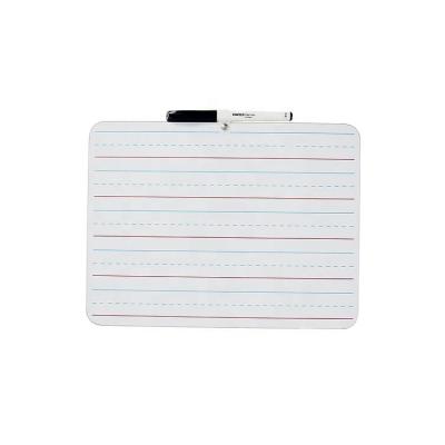 China Education.Training.Office 9x12 inches frameless writing kids dry erase lapboard whiteboard with line for sale