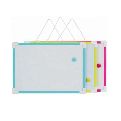 China Mini Education Frame Plastic Wall Hanging Children Whiteboard Magnetic Whiteboard For Children for sale