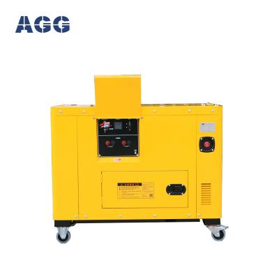 China Silent AGG 43.5A Fuelless Generator Price 10kw Portable Genset AD12000S for sale