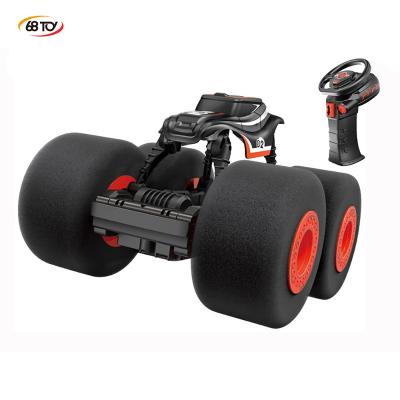 China High Quality Automatic Return Stunt Bounce Car Toy 2.4G Off Road Big Wheels RC Car Remote Control High Speed ​​Toy for sale