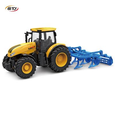 China High Auto Return 1/24 Simulation Farm Vehicle Model Farm Fertilizer Transporter Farm Truck Car Toys for sale