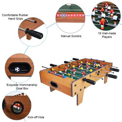 China Improve Child's Manual Ability Indoor Hand Football Board Game Mini Family Games Wooden Football Table Interactive Game Toys For Children for sale