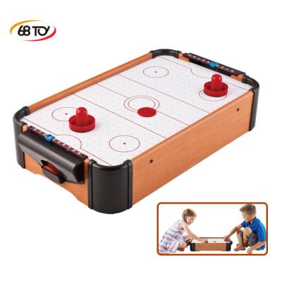 China Improve Capacity 2022 Kid's Sports Table Game Newest Manual Popular Kids Toys Wooden Mini Tabletop Air Hockey Game Set For Children for sale