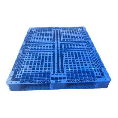 China Durable Selling Warehouse Grid Single Side Large Four Lane Entrance HDPE Plastic Pallet for sale