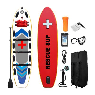 China Unisex Stand Up Dull Inflatable Paddleboard SUP Paddle Boards Raft Boat Paddle Surf Rescue Board For Sale for sale